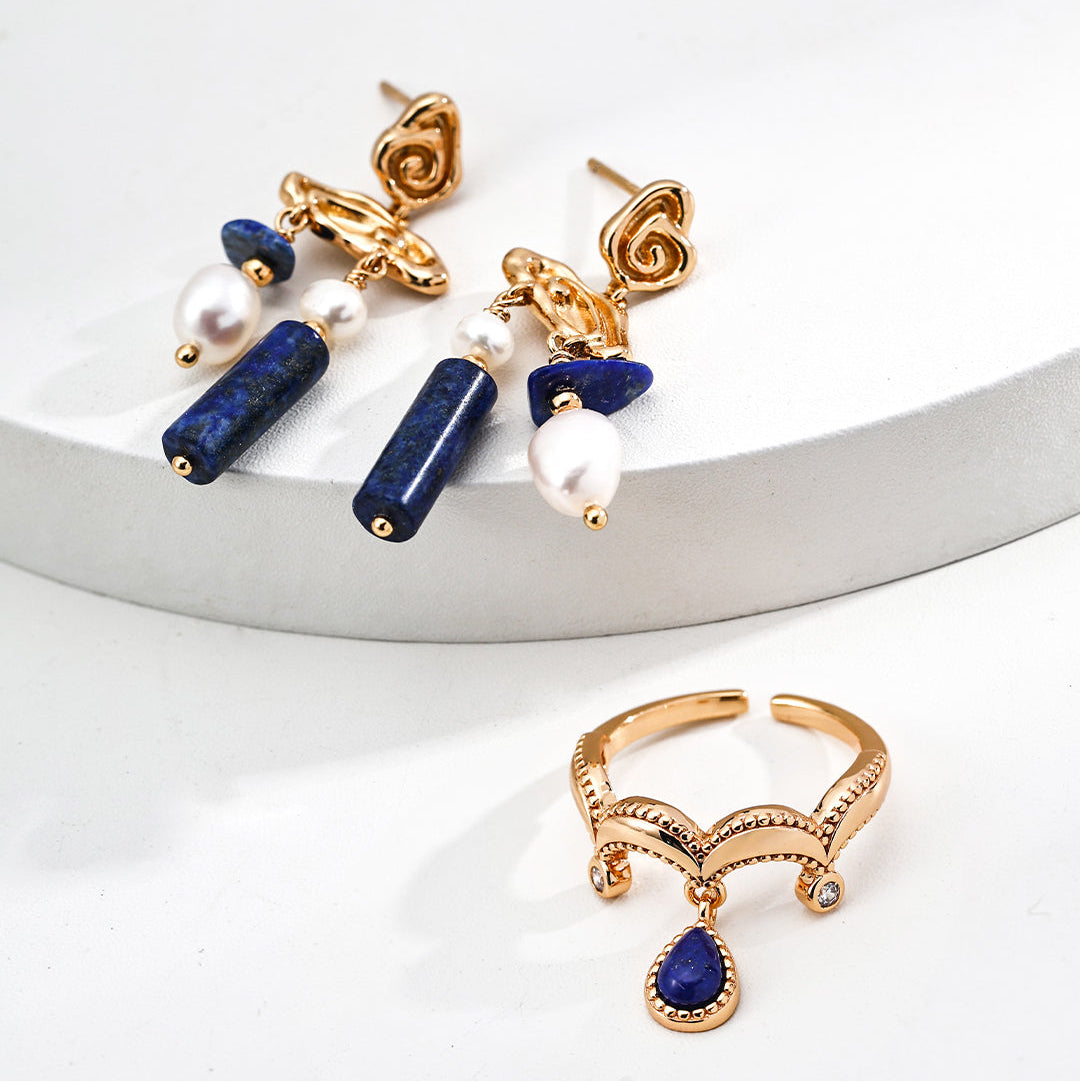 Midnight Tiara Open Ring