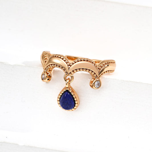 Midnight Tiara Open Ring