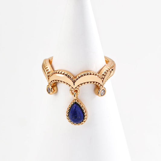 Midnight Tiara Open Ring