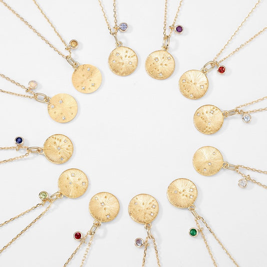 Zodiac Birthstone Necklace