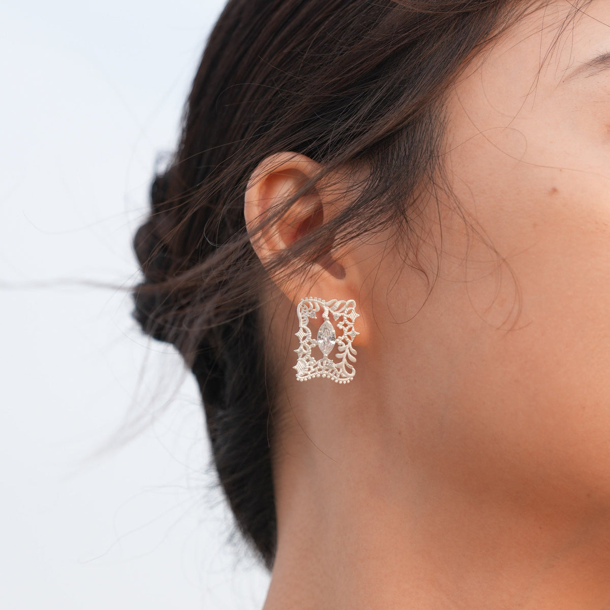 Art Deco Marquise Earrings