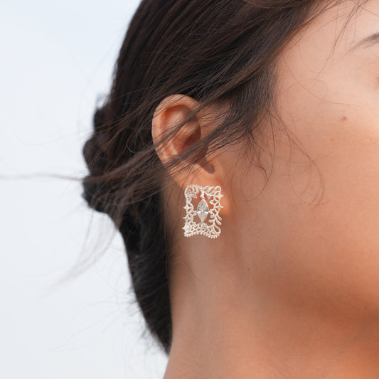 Art Deco Marquise Earrings